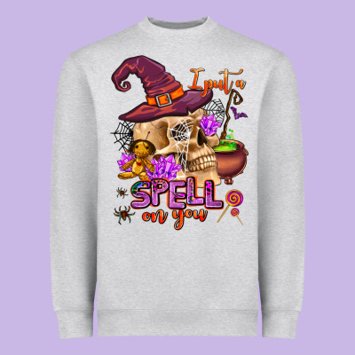 I Put A Spell On You Heavyweight Sweatshirt Designed By Adodesignshop
