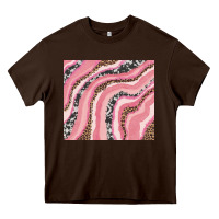 Chocolate Brown valentines day watercolor Heavy Core Tee - RanaPortraitStore