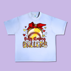 Busy Raising Ballers Urban Heavy Tee Designed By Artiststas