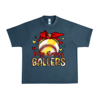 Midnight Navy busy raising ballers Urban Heavy Tee - Artiststas