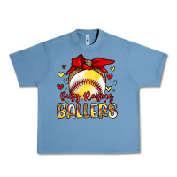 Pebble Blue busy raising ballers Urban Heavy Tee - Artiststas