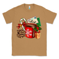 Toasted Coconut Christmas hot chocolate cup with gift and letters Classic Tee - AdoDesignShop