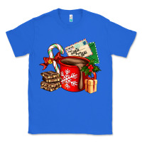 True Royal Christmas hot chocolate cup with gift and letters Classic Tee - AdoDesignShop