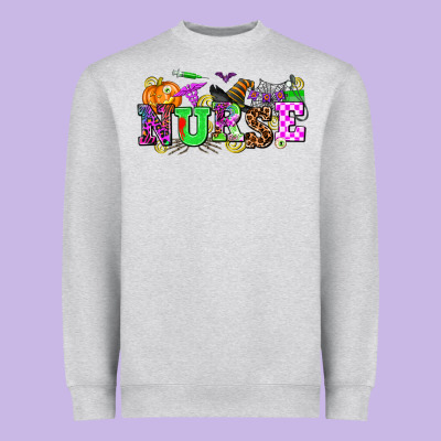 Halloween Nurse Heavyweight Sweatshirt Designed By Adodesignshop