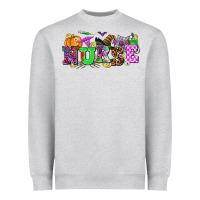 Heather Grey halloween nurse Heavyweight Sweatshirt - AdoDesignShop