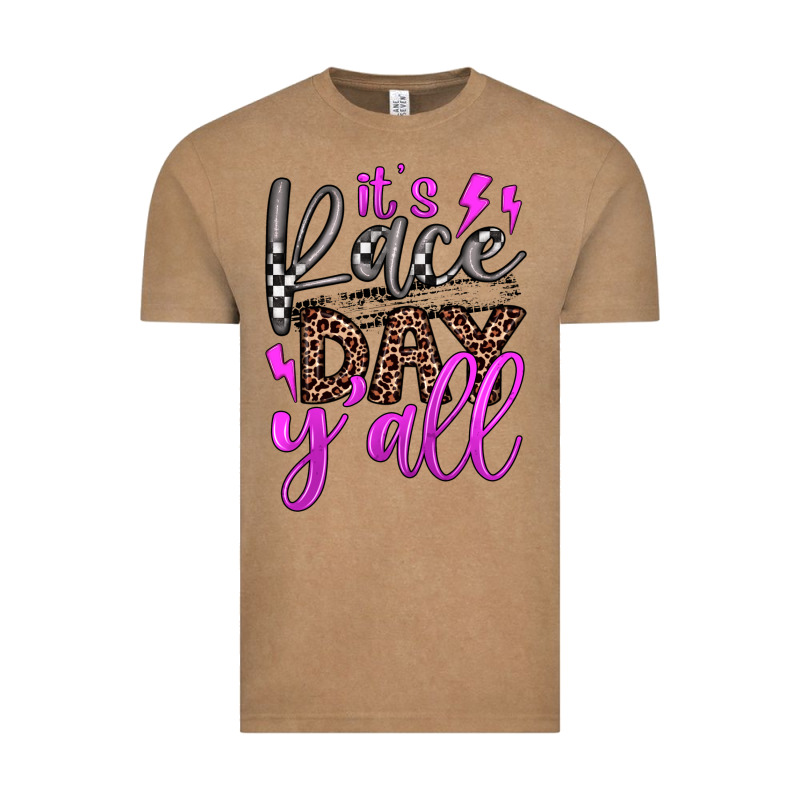 It's Race Day Y'all Vintage Tee by JahusDesignShop | Teevron
