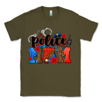 Army Green police mom Classic Tee - AdoDesignShop