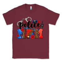 Burgundy police mom Classic Tee - AdoDesignShop
