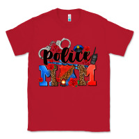 Red police mom Classic Tee - AdoDesignShop