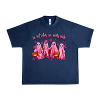 Navy in october we wear pink ghosts Urban Heavy Tee - AdoDesignShop