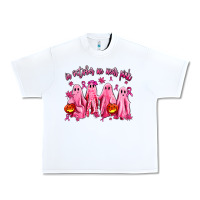 White in october we wear pink ghosts Urban Heavy Tee - AdoDesignShop