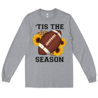 Tis The Season Football Sunflower Long Sleeve Tee | Teevron