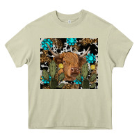 Mossy western cow Heavy Core Tee - RanaPortraitStore