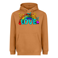 Meerkat Western LGBTQ+ Love Rainbow Heavyweight Hoodie - BundleAndBundleShop