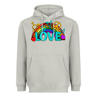 Moon Dust Western LGBTQ+ Love Rainbow Heavyweight Hoodie - BundleAndBundleShop