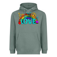 Western Lgbtq+ Love Rainbow Heavyweight Hoodie | Teevron