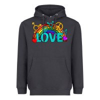 Smoke Western LGBTQ+ Love Rainbow Heavyweight Hoodie - BundleAndBundleShop