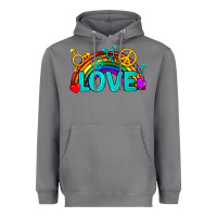 Storm Western LGBTQ+ Love Rainbow Heavyweight Hoodie - BundleAndBundleShop
