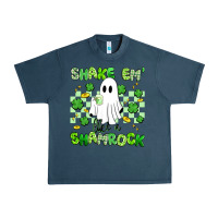 Midnight Navy shake em' like a shamrock Urban Heavy Tee - Artiststas