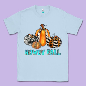 Howdy Fall Classic Tee Designed By Jahusdesignshop