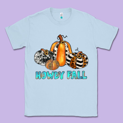 Howdy Fall Classic Tee Designed By Jahusdesignshop