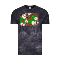 Cloud Black baseball glove background Vintage Tee - JahusDesignShop
