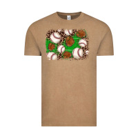 Vintage Coffee baseball glove background Vintage Tee - JahusDesignShop