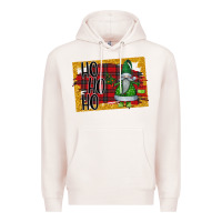 Pale Pink Christmas Ho Ho Ho Premium Hoodie - Bettercallsaul
