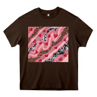 Chocolate Brown valentines day pinky Heavy Core Tee - RanaPortraitStore