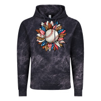 Cloud Black baseball sunflower Vintage Hoodie - HRA Design Shop
