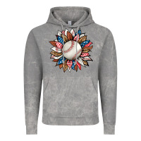 Cloud Rock baseball sunflower Vintage Hoodie - HRA Design Shop