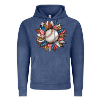 Vintage Denim baseball sunflower Vintage Hoodie - HRA Design Shop