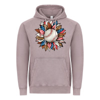 Vintage Zinc baseball sunflower Vintage Hoodie - HRA Design Shop