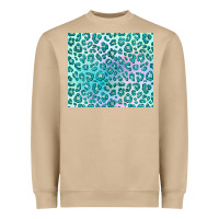 Mushroom turquoise leopard glitter Heavyweight Sweatshirt - JahusDesignShop