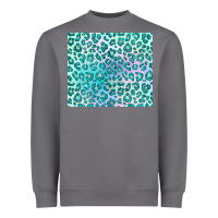 Storm turquoise leopard glitter Heavyweight Sweatshirt - JahusDesignShop