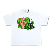 White shamrockin' rock n roll female hand Urban Heavy Tee - Artiststas