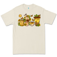 Bone sunflower coffee cups Premium Tee - texasbilliewilder