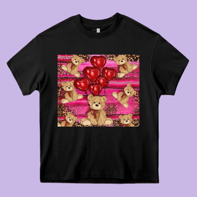 Heavy Core Tee valentines day teddy bear tumbler