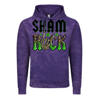 Cloud Purple St. Patrick's shamrock Vintage Hoodie - OliviaCreatesArt