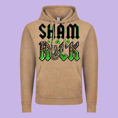 St. Patrick's Shamrock Vintage Hoodie Designed By Oliviacreatesart
