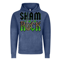 Vintage Denim St. Patrick's shamrock Vintage Hoodie - OliviaCreatesArt