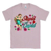 Lilac stupid cupid Classic Tee - AdoDesignShop