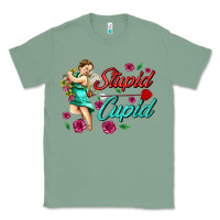 Sage stupid cupid Classic Tee - AdoDesignShop