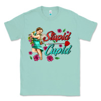 Seafoam stupid cupid Classic Tee - AdoDesignShop