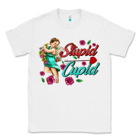 White stupid cupid Classic Tee - AdoDesignShop