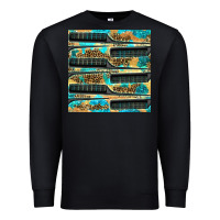 Black Hairdresser Parting Comb With Leopard And Glitter Seamless Pattern Bbs Premium Sweatshirt - BundleAndBundleShop