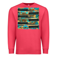 Cardinal Hairdresser Parting Comb With Leopard And Glitter Seamless Pattern Bbs Premium Sweatshirt - BundleAndBundleShop