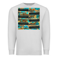 Dove Grey Hairdresser Parting Comb With Leopard And Glitter Seamless Pattern Bbs Premium Sweatshirt - BundleAndBundleShop
