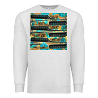 Oatmeal Heather Hairdresser Parting Comb With Leopard And Glitter Seamless Pattern Bbs Premium Sweatshirt - BundleAndBundleShop