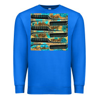 True Royal Hairdresser Parting Comb With Leopard And Glitter Seamless Pattern Bbs Premium Sweatshirt - BundleAndBundleShop